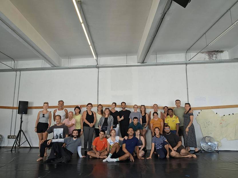 Todos os participantes da aula de ontem