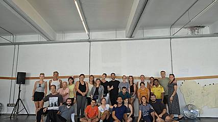 Todos os participantes da aula de ontem