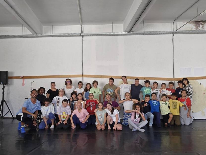 Participantes na aula