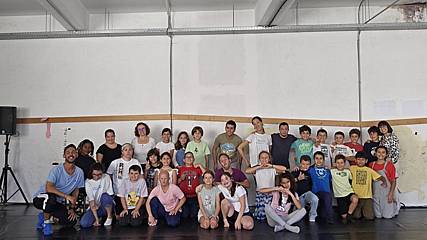 Participantes na aula